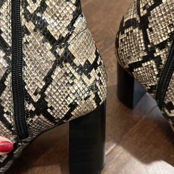 Jeffrey Campbell Raven Python Bootie - Picture 5 of 9